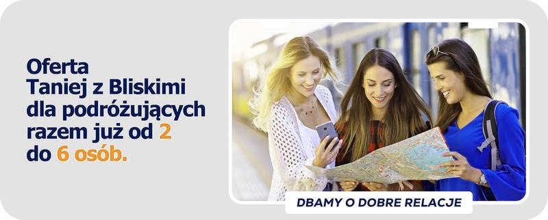 Co oznacza oferta „Taniej z bliskimi” w PKP? Zasady i zniżki