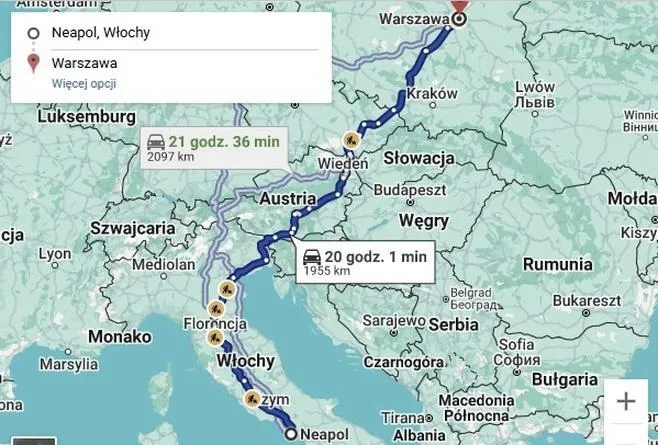Jak długo trwa lot z Neapolu do Warszawy? Sprawdź najważniejsze informacje!