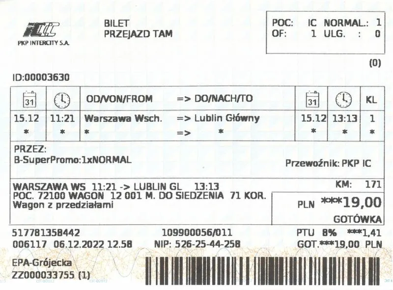 Jak skutecznie oddać internetowy bilet PKP? Przewodnik krok po kroku