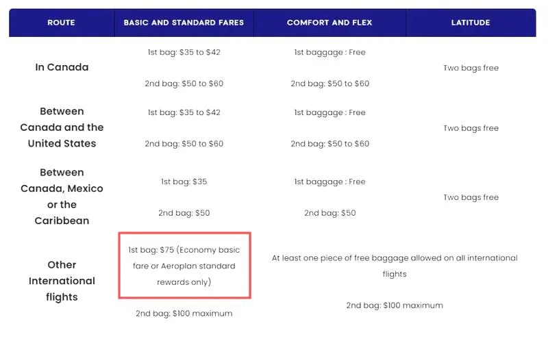 Bagaż rejestrowany w USA