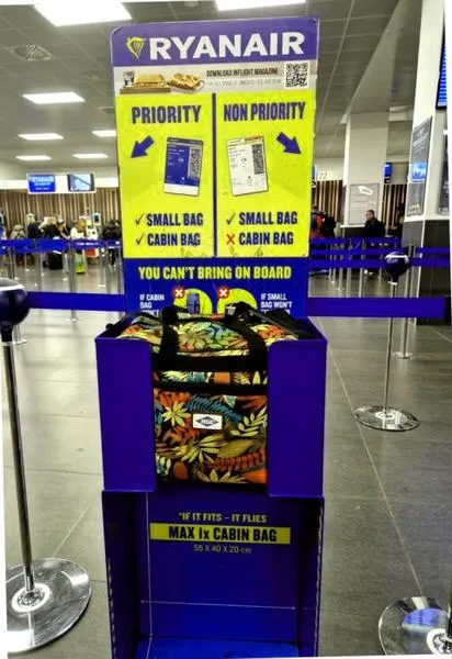 Bezpłatny bagaż podręczny Ryanair