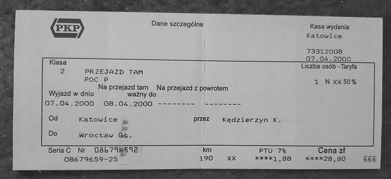 Bilety kolejowe online