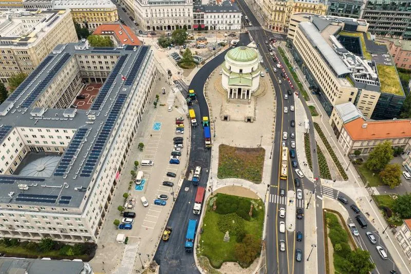 Dojazd do placu Trzech Krzyży