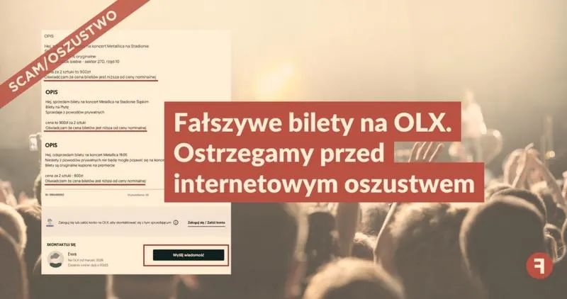 Fałszywe bilety na koncert