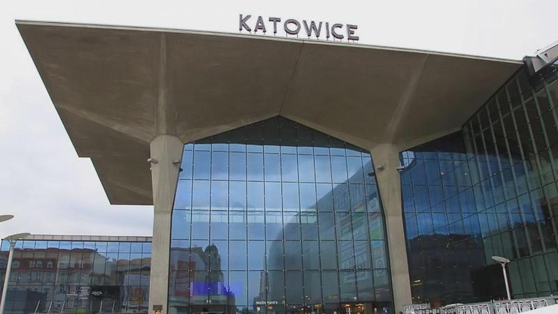 Lokalizacja dworców w Katowicach