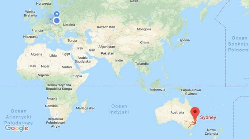 Lot Warszawa–Sydney