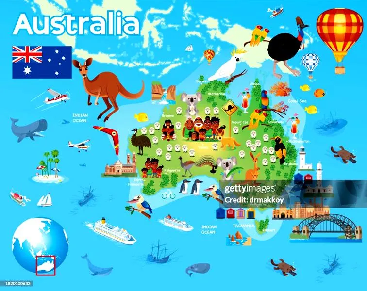 Podróż samolotem Londyn Australia