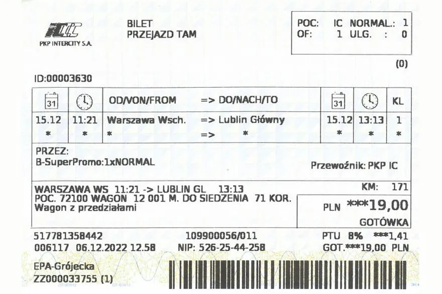 Proces zwrotu online