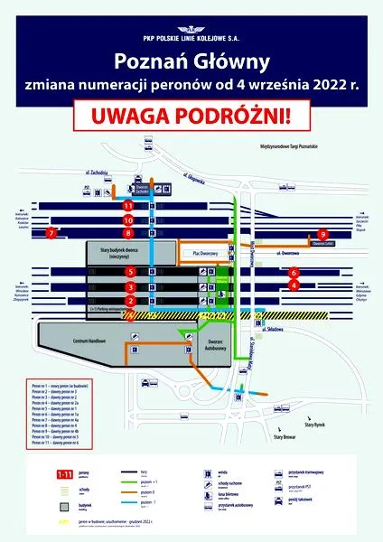 Transport do dworca Poznań